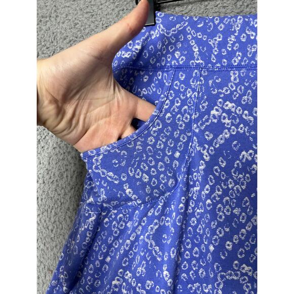 Escape Habitat Skort Small Artsy Dot Pockets Pull On Blue Tennis Golf Athletic - Picture 3 of 14